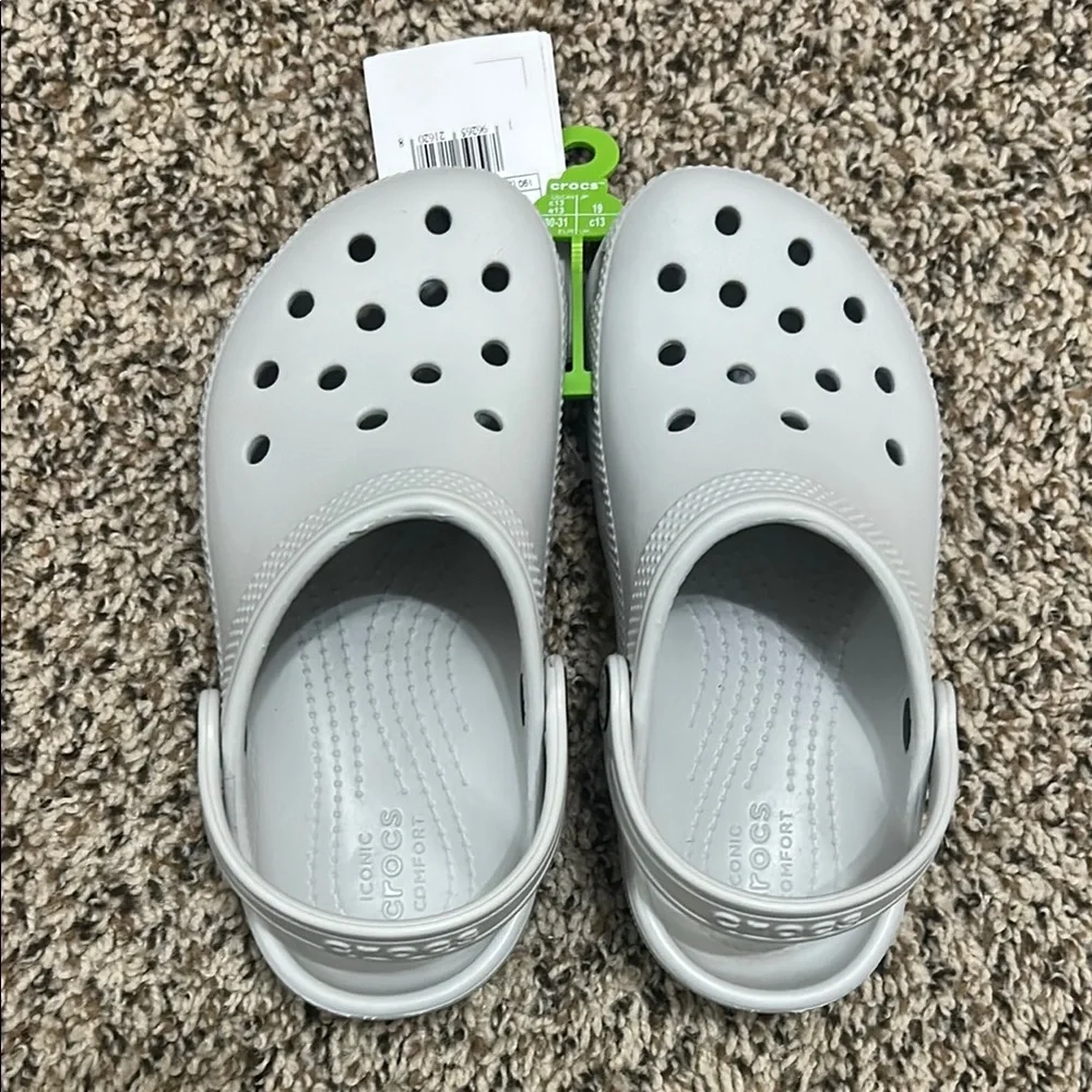 CROCS Kids Classic Sandals - Light Gray